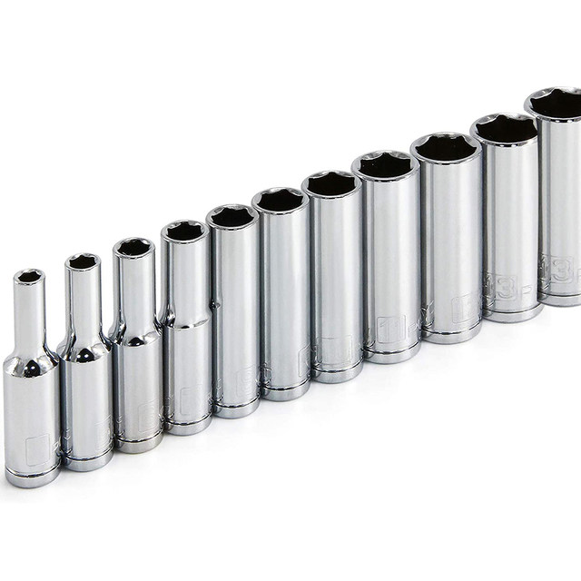 Chrome Socket Crescent 1/4 Drive 13mm 6-Point Metric Socket - CDS20N ...