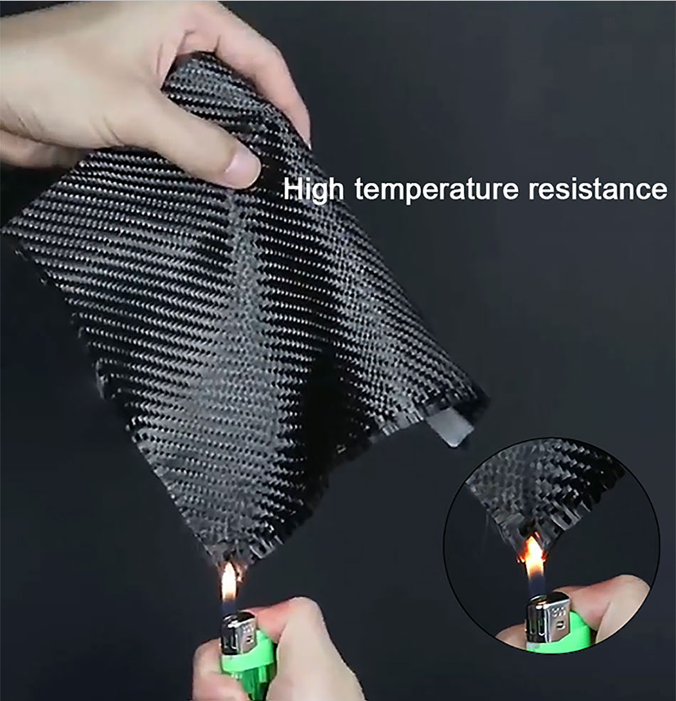 Carbon Fiber RFID Blocking Leather Wallet - Mens Credit Card Holder Case