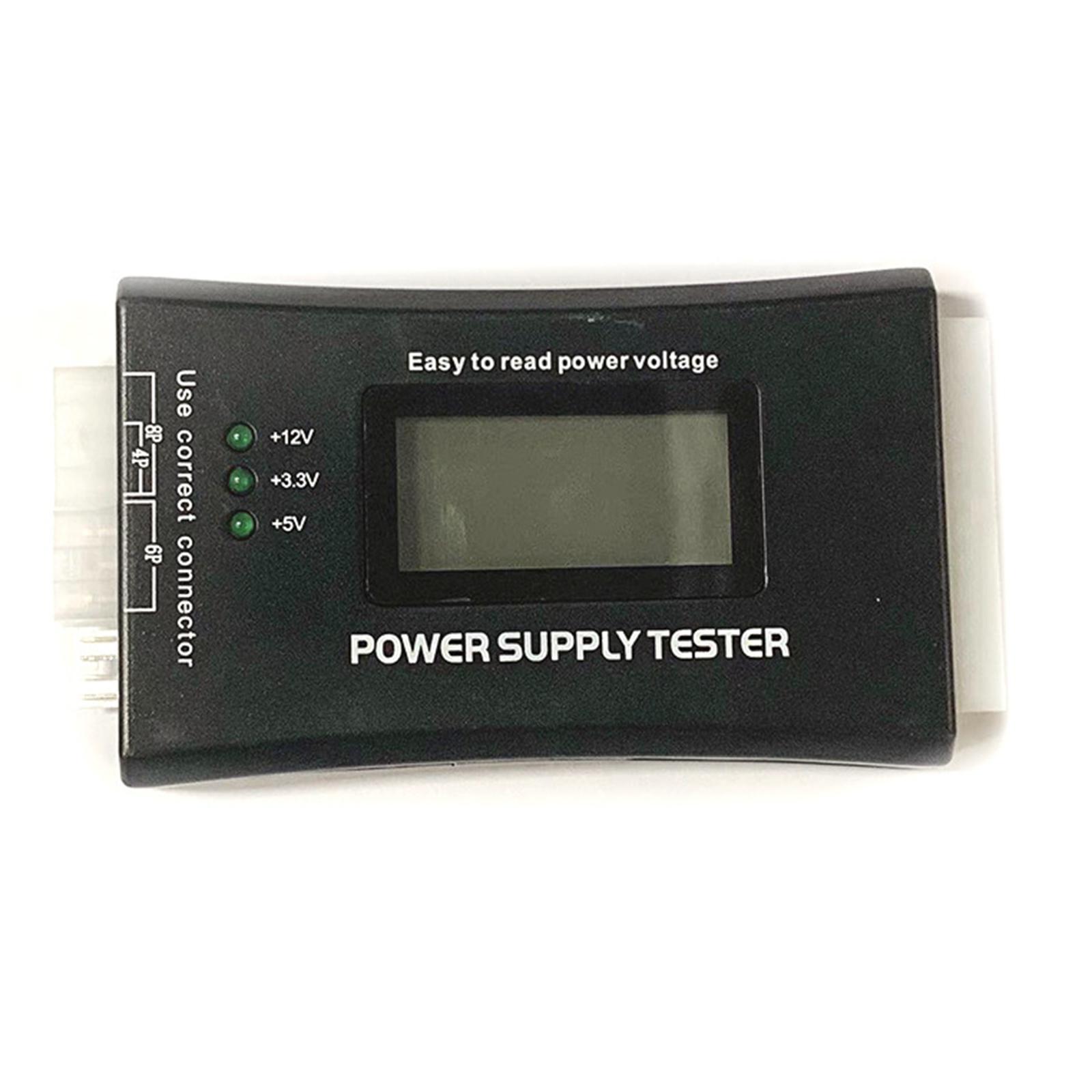 LCD Power Supply Tester Digital LCD Display Power Measuring Tool for TFX