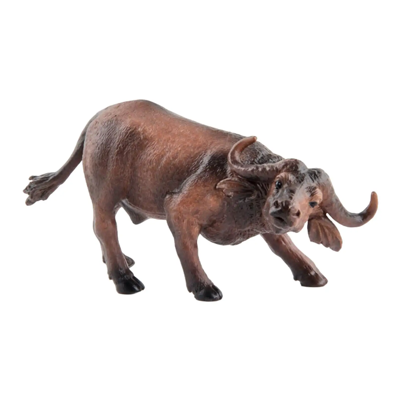 Lifelike Wildlife Animal Animal Buffalo Models Model for Sand Table Diorama