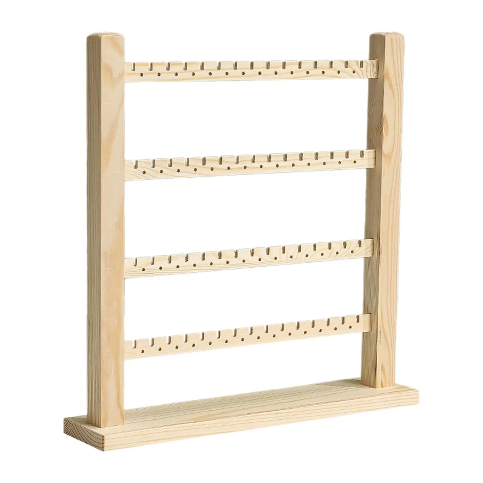 Jewelry Organizer Multipurpose Earring Holder Wooden Earring Display Stand