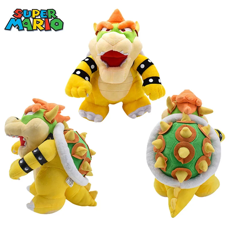 Muñecos de peluche de Super Mario para niños, figuras de Anime Bowser, periféricos de juego, animales de peluche suaves, decoración de regalos, 26,5 cm