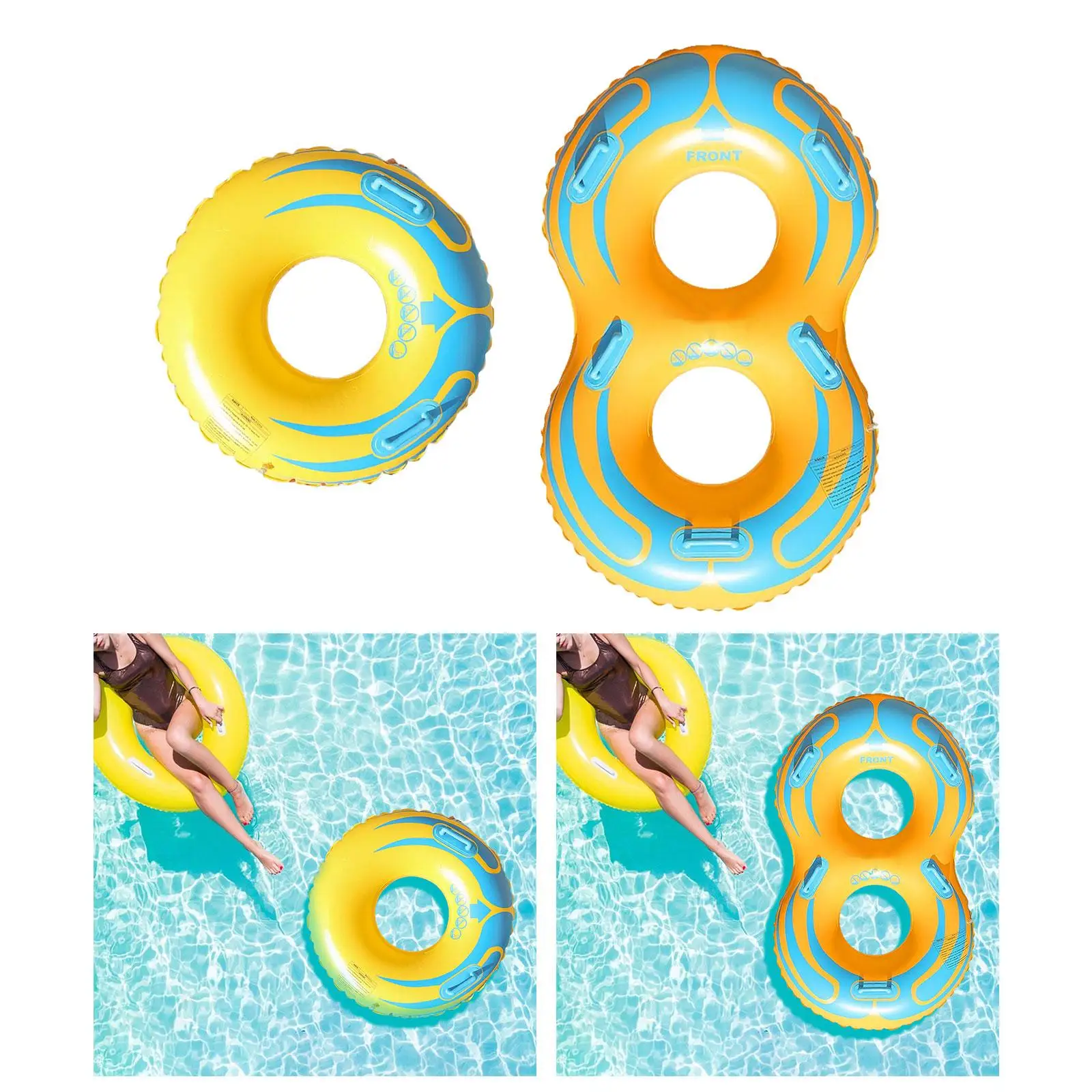 Pool Floats Rings Inflatable Pool Floats Swim Tubes Rings Swim Tubes Rings for Lakes Party Summer Swimming Pool Water Park