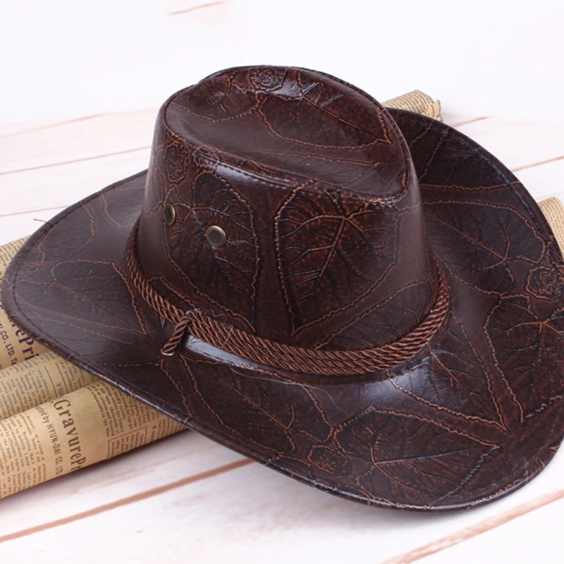 retro hipster cowboy chapéu ocidental grande borda cowboy chapéu tendência ao ar livre casual