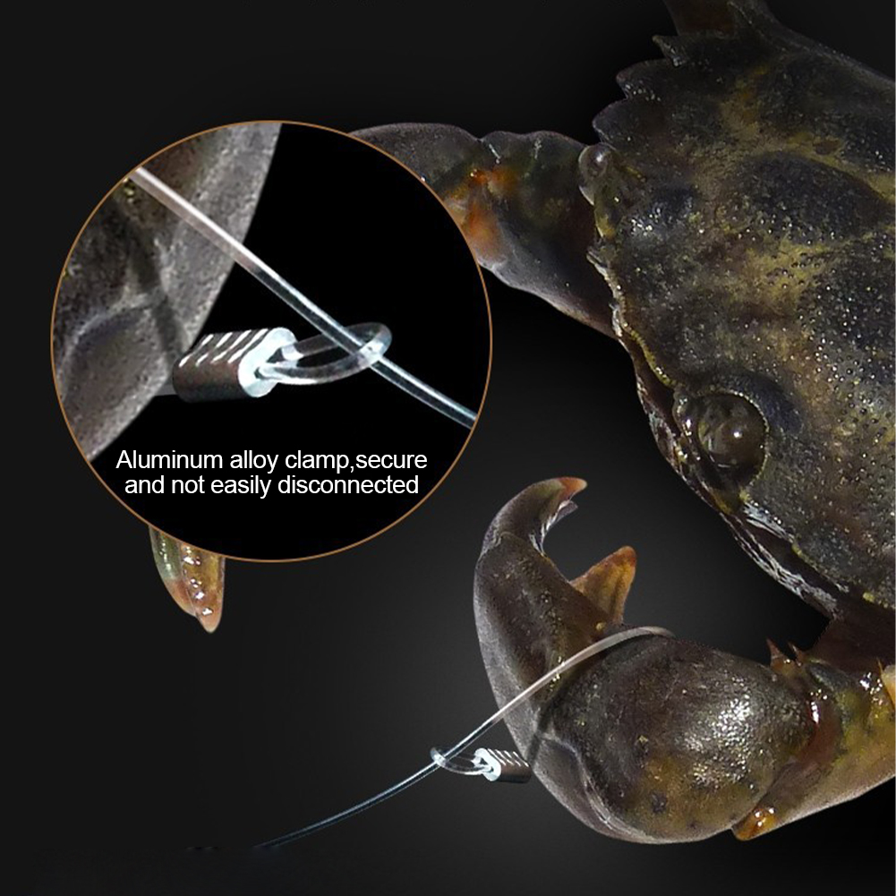 Krabben Fang Werkzeug Locken Falle Edelstahl Köder Käfig Fisch Käfig Feeder Angelgerät Geeignet Krabben Garnelen Langusten Falle Käfig – Detail 5