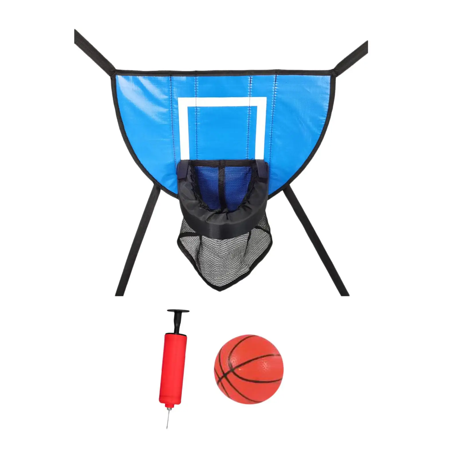 Mini Trampoline Basketball Hoop with Small Basketball Trampoline Accessories Mini Basketball Hoop for Trampoline with Enclosure