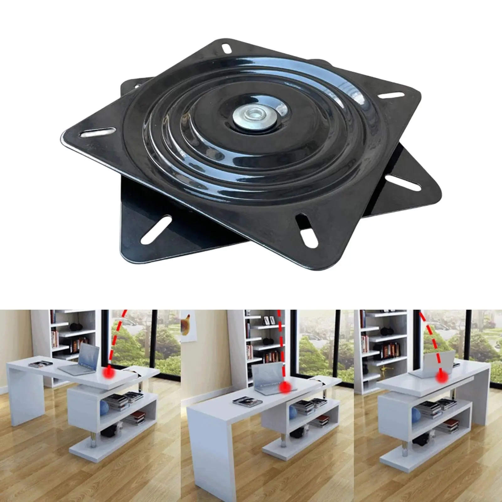 Seat Swivel Base Dining Turntable 154mm Bar Stool Swivel Plate Replacement