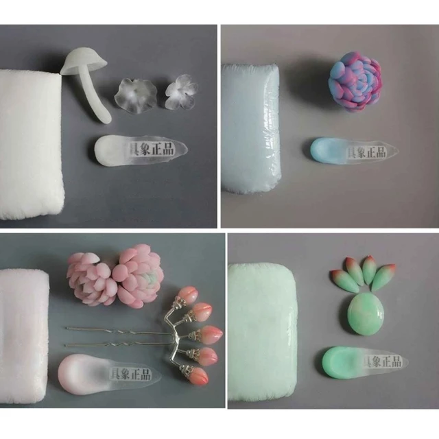 100g/Bag Professional Crystal Resin Soft Clay No-Bake Polymer Art