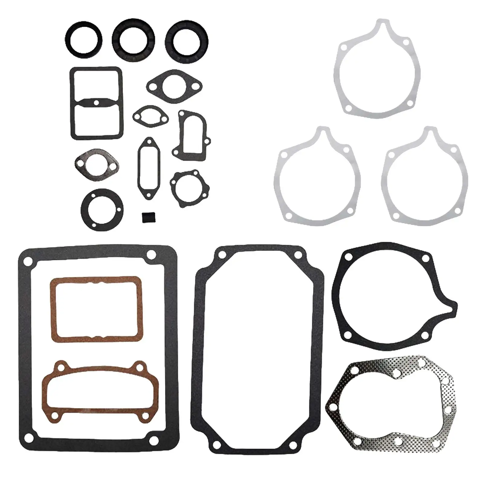 47 755 08-S Gasket Set Metal and Plastic Replacement Fit for Kohler K241 K301 K321 Walk Mowers 10 12 14 HP Engines Gardening