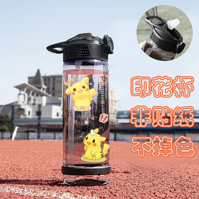 Gobelet D'eau Pokémon Pikachu Pour Enfants, En Plastique, Haute Capacité,  Résistant Aux Chutes, Pour Le Sport, 560ml - Action & Figurines - AliExpress