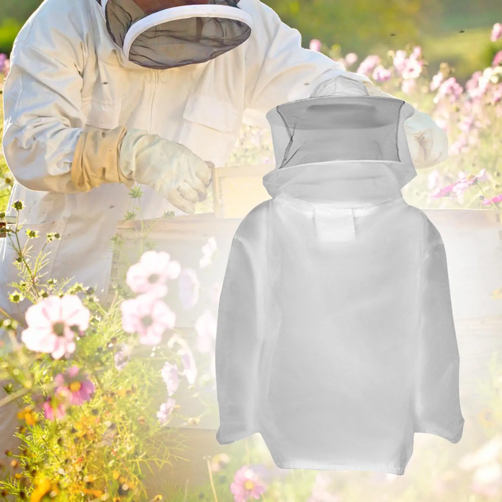 Bee Outfit Comfortable Fencing Veil Hood Beekeeping Protective Suit for Professional Beekeepers Commercial Beekeepers Protection