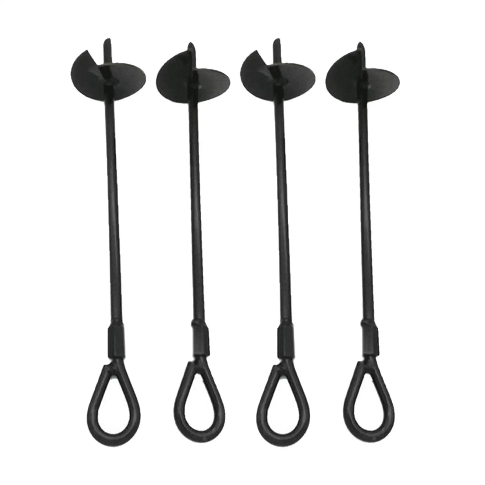  Anchors,   Stake Easy to Use Reusable  Drill Bit Anchor Hook for Hiking Car Ports Canopies Swing Picnic