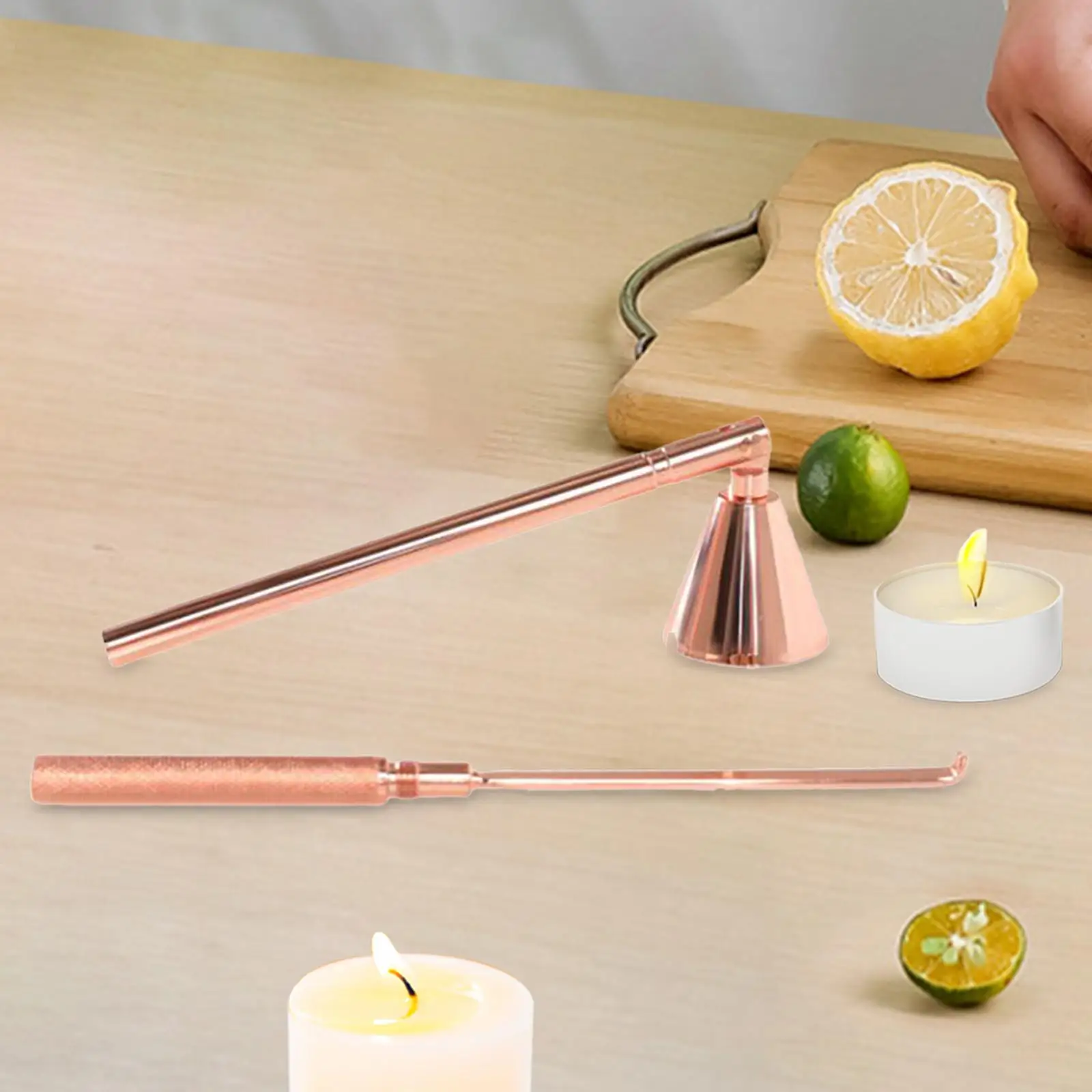 Candle Snuffer Candle Wick Hook Candle Care Tools Candle Accessories Candle Wick Cover for Tea Light Candle Home DIY Gifts