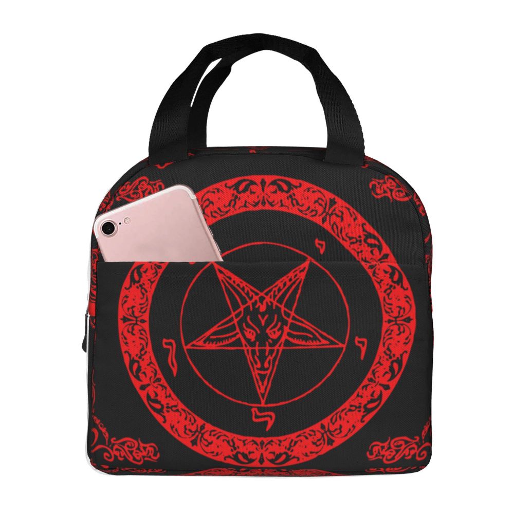 baphomet térmico sacos de piquenique portátil satanic