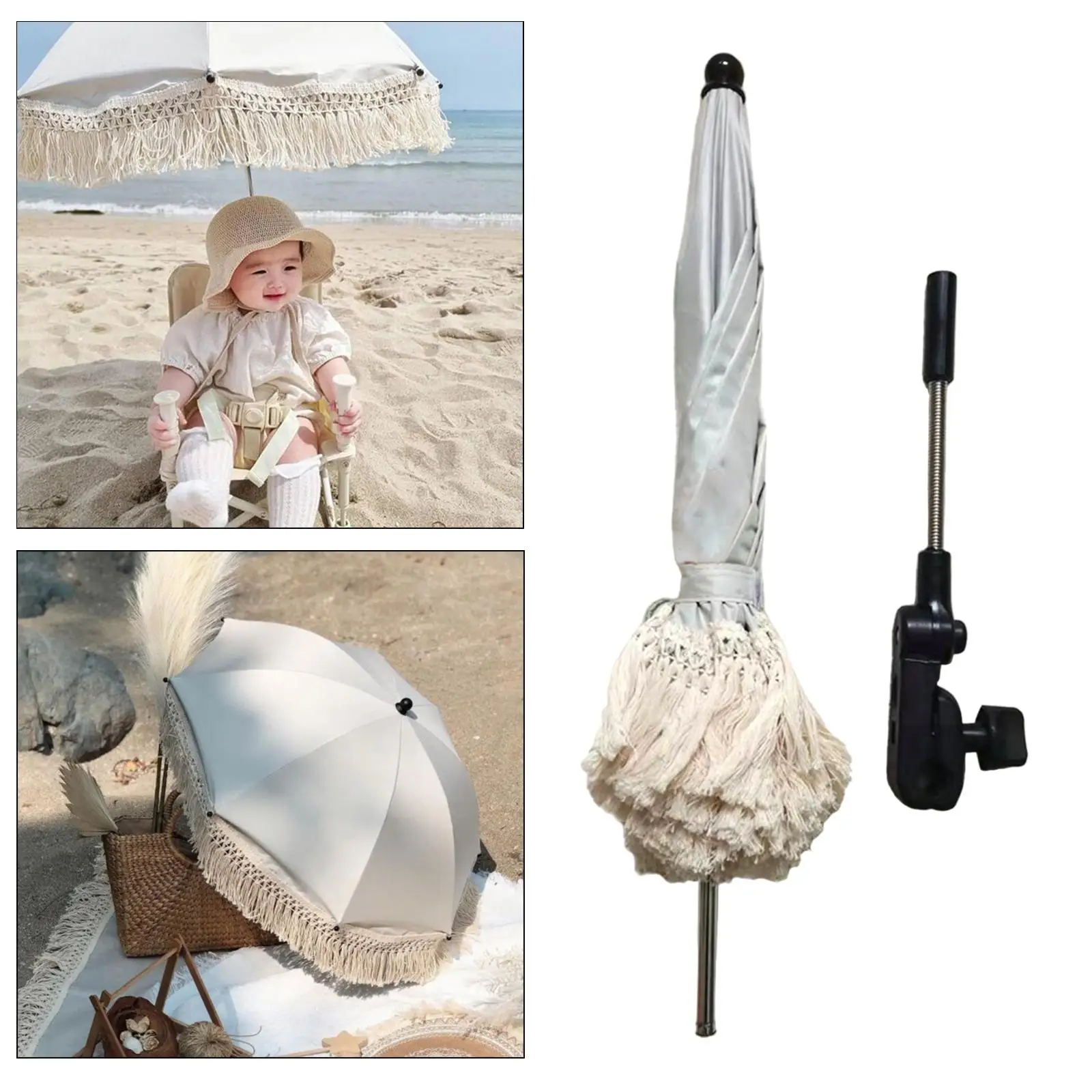 Baby Umbrella Pushchair Compatible Universal Protection Clamp Bridal N Parasol