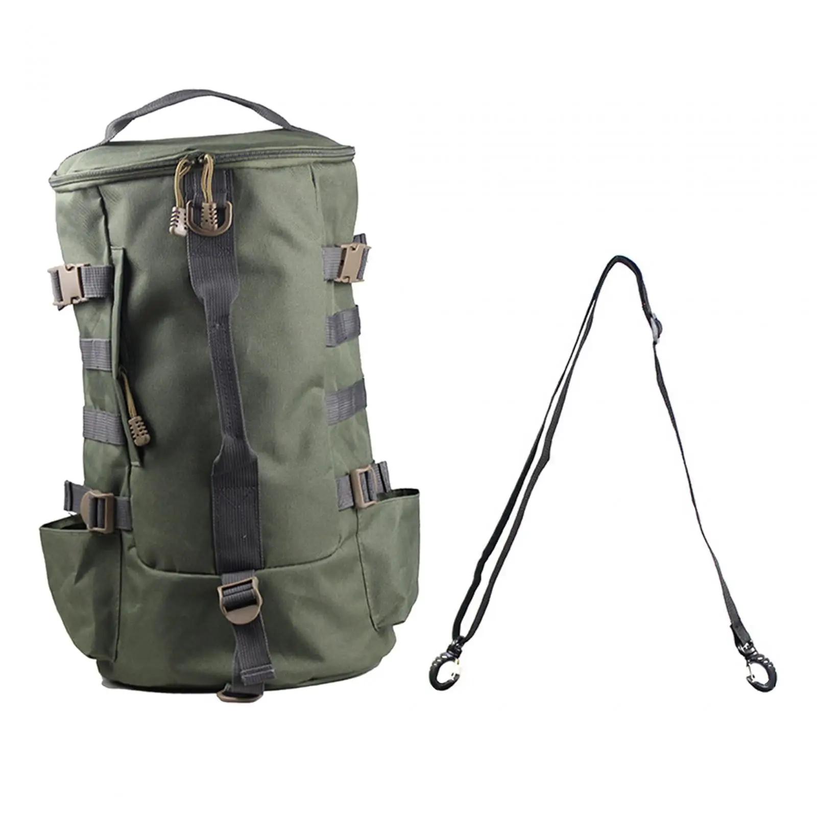 Fishing Tackle Bag Durable Large Capacity Storage Bag Fishing Reel Pole Storage Bag for Adult Traveling Outdoor Men Men Gifts