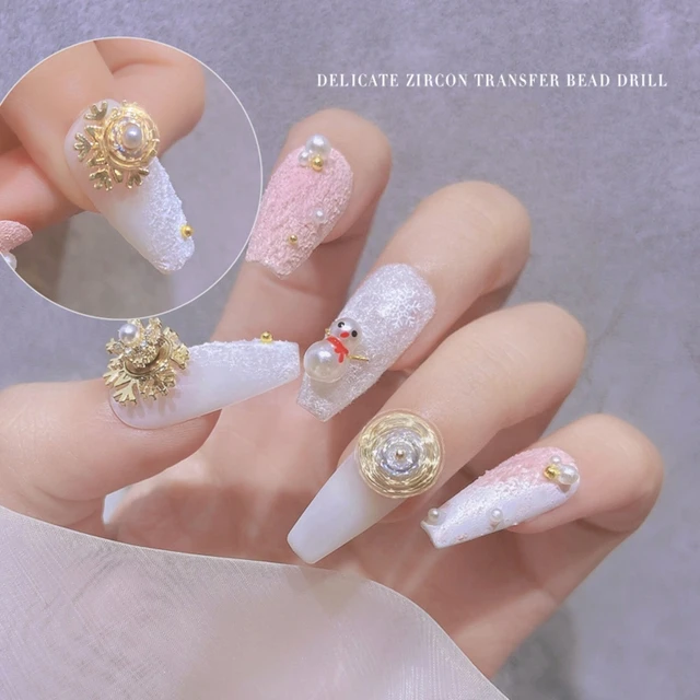 Nail 3d Charms for Acrylic Nails Nail Stick Drill Crushed Crystal Diamond  Sand Nail Jewelry Drill