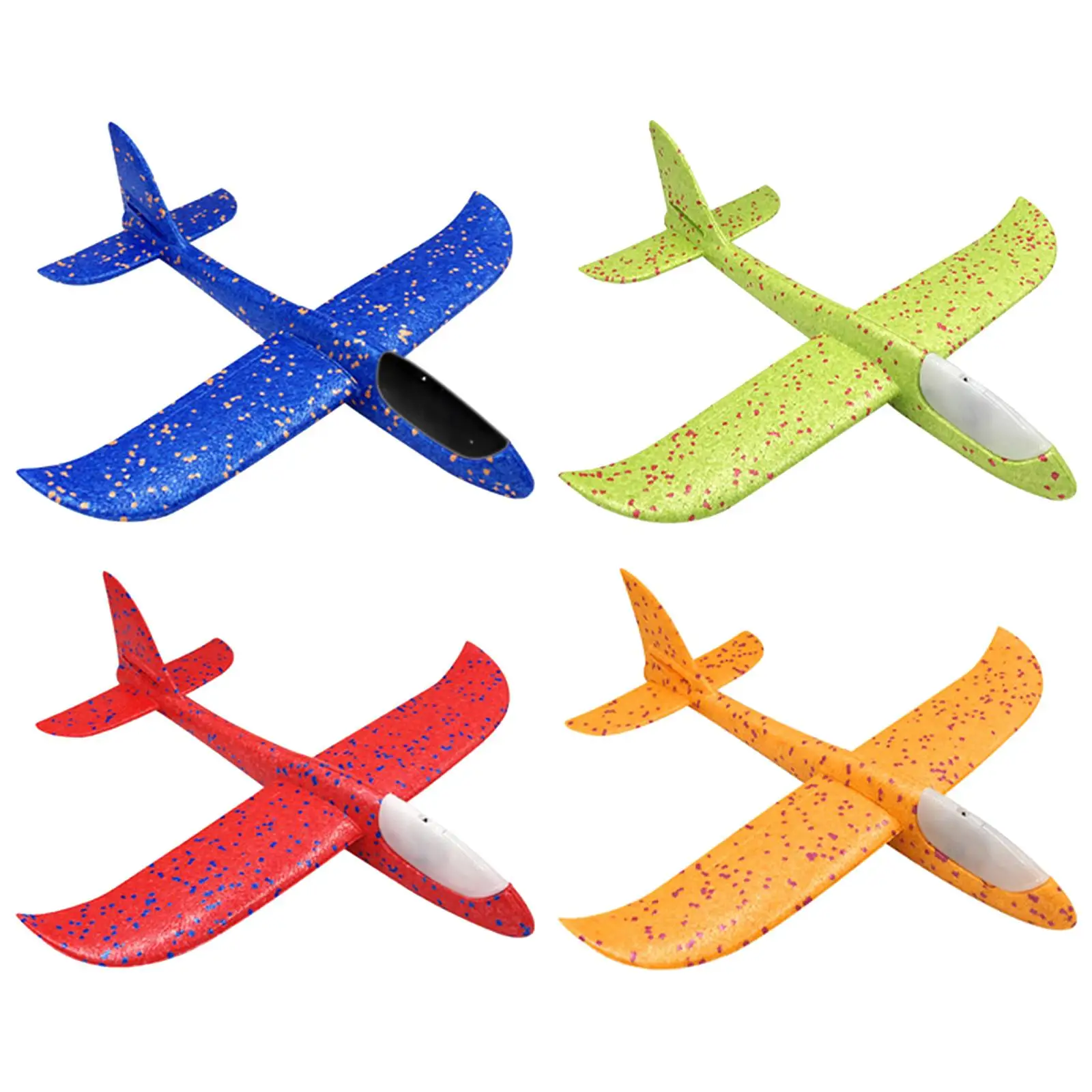 DIY  Foam  Toys  Flying  Foam Luminous Gliding Helicopter Hand Throwing Planes 