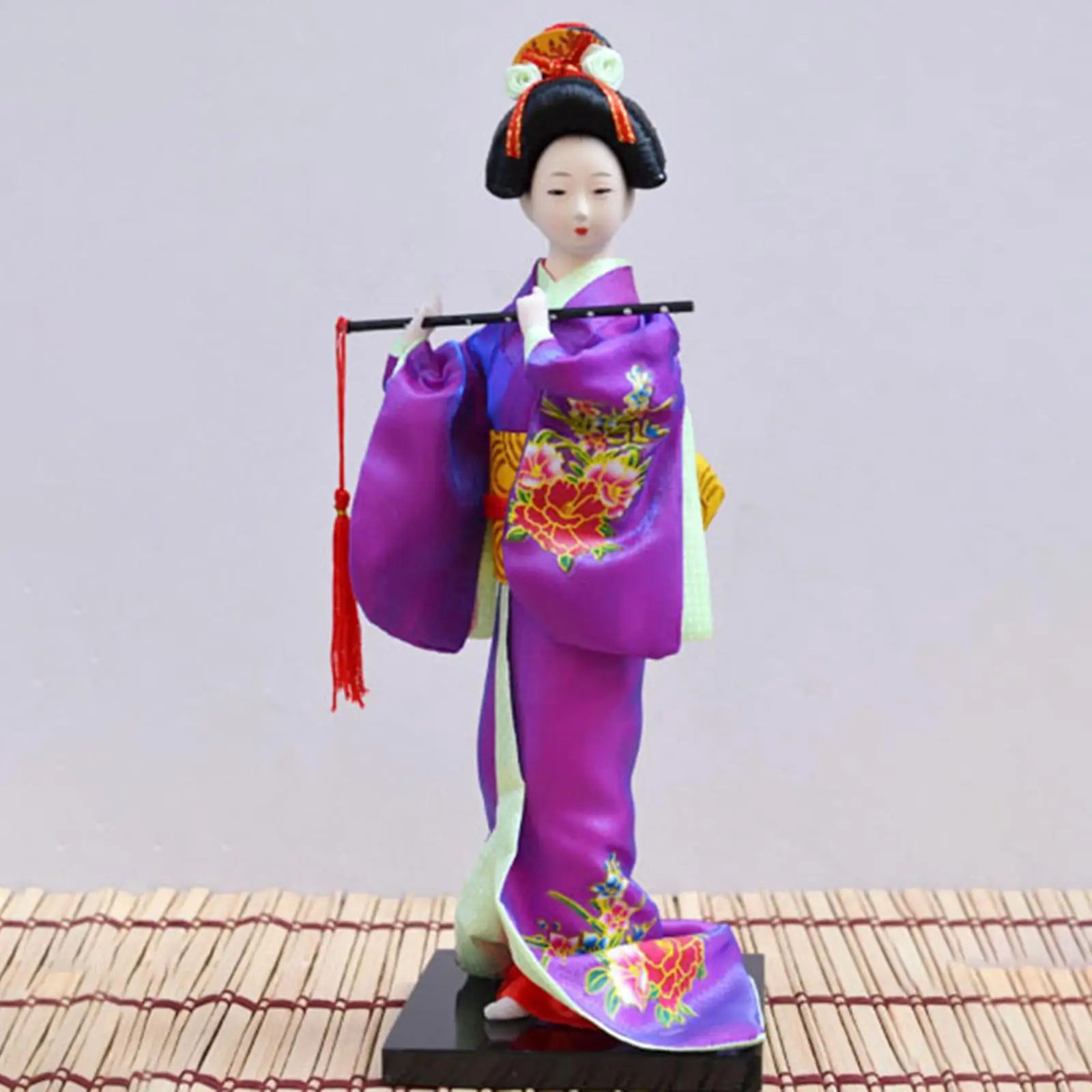 Japanese Kimono Geisha Doll Oriental Ancient Kabuki Humanoid Girl Statue Asian Geisha Collectible Figurine Decoration Gifts