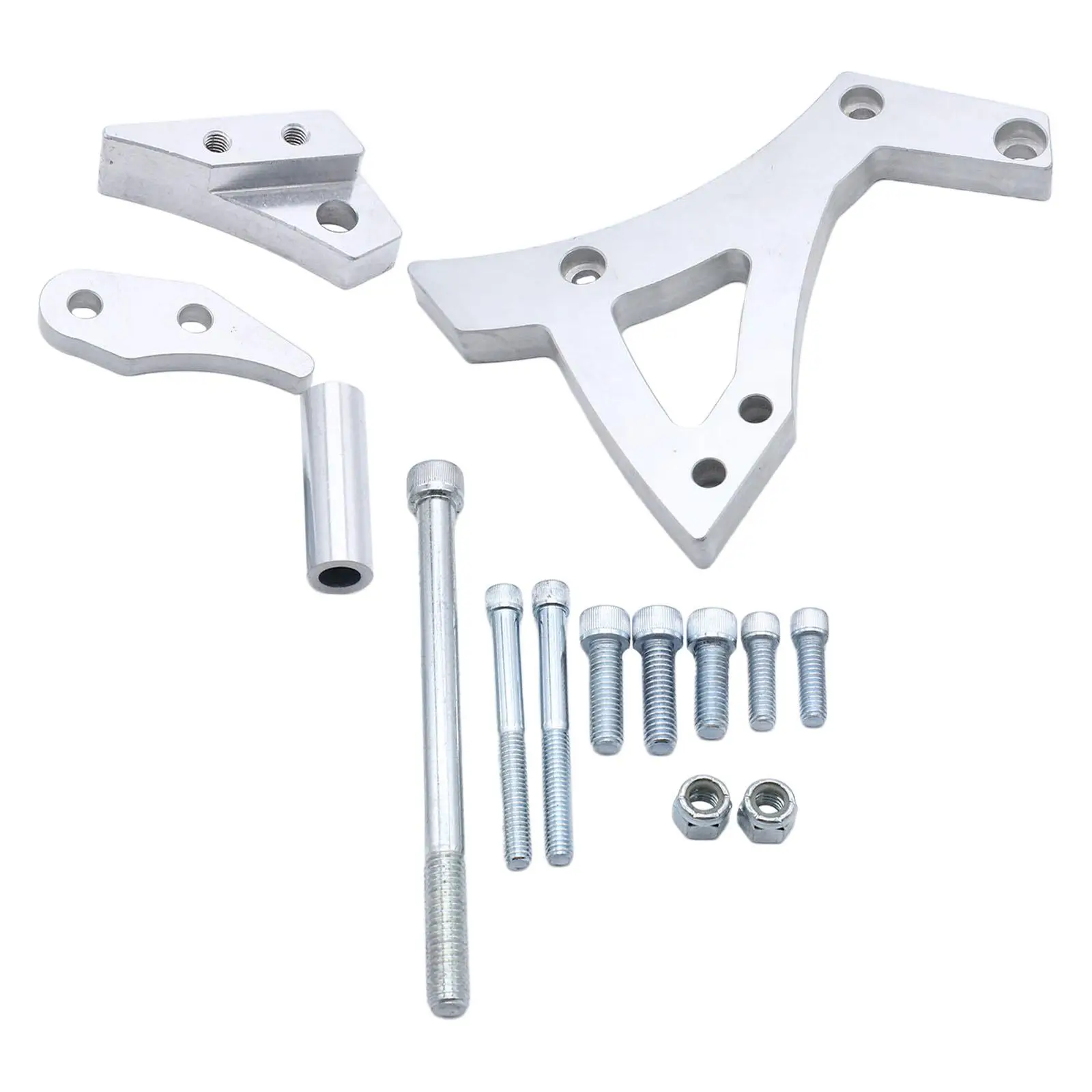 Alternator Bracket Mounting Kit, Accessories Aluminum Alloy /Side Mid Billet Engine Mount,  351C V8