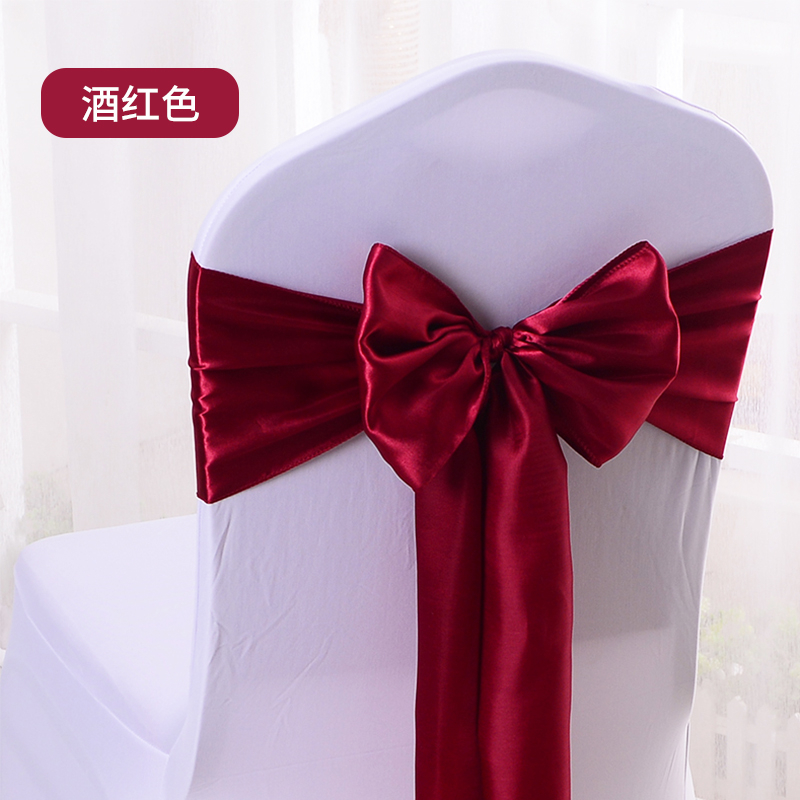 Description Picture 6 of itemWedding Satin Chair Sashes Ribbon Rose Gold Bows Tie for Banquet Party Event Supplies Birthday Baby Shower Chair Belt Decor