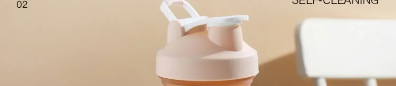 Description Picture 5 of item450ml Plastic Water Bottle Three Layer Protein Powder Shaker Large Capacity Stirring Cup Portable Exercise Shaker Spring Cup