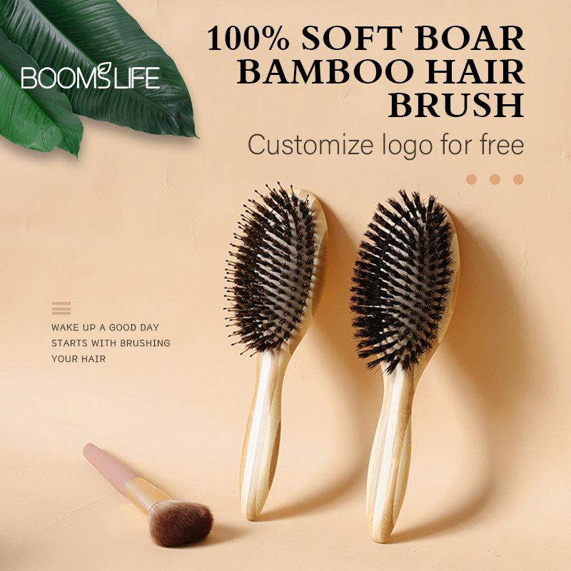 Best of Boar Bristle Hair Brush Wholesale Bamboo HairBrush Natural Boar Hair Brush Customized Logo Reviews & Tips