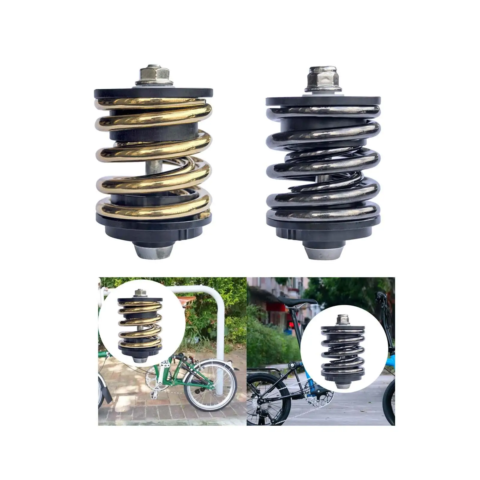 Shock Struts Mountain Bike Biking Strong Absorption Spring Shock Absorber