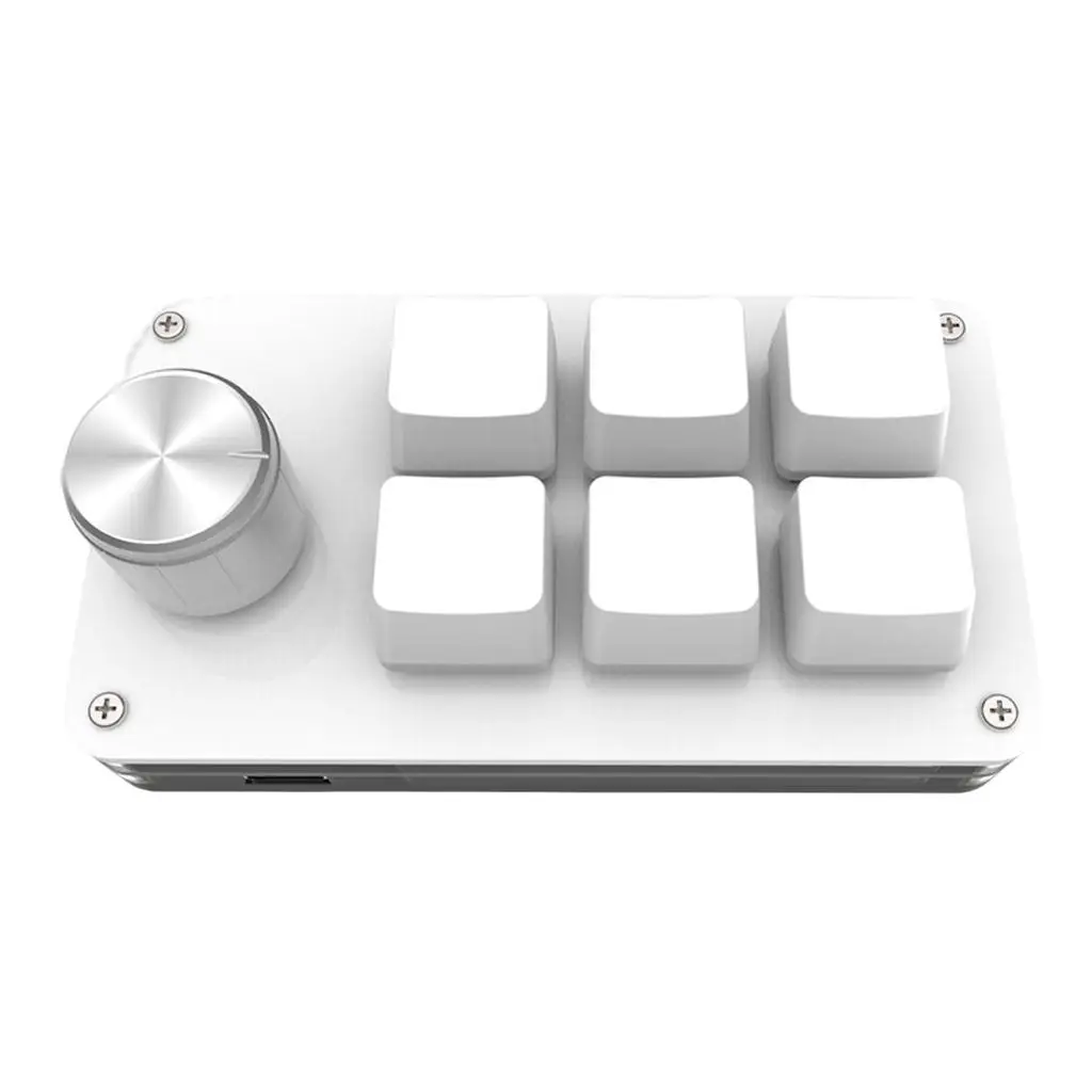 Mini Wired Mechanical Keyboard 6 Keys Custom Keypad Keypad for Gaming PC