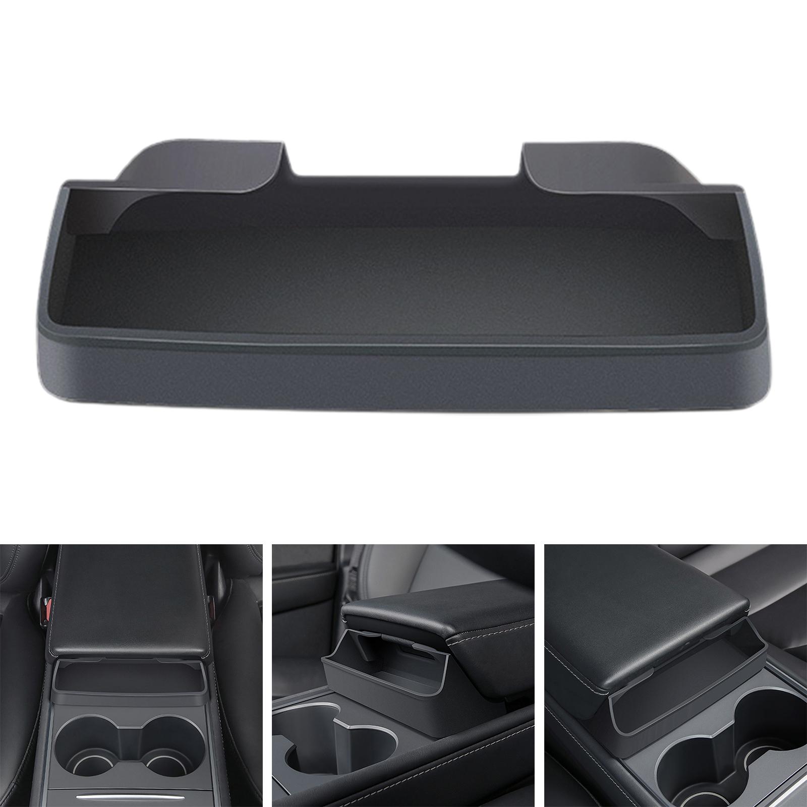 Armrest Glasses Box Auto Professional Multipurpose Waterproof Sunglasses Holder Tray for Tesla Model Y 3 Refitting Upgrade