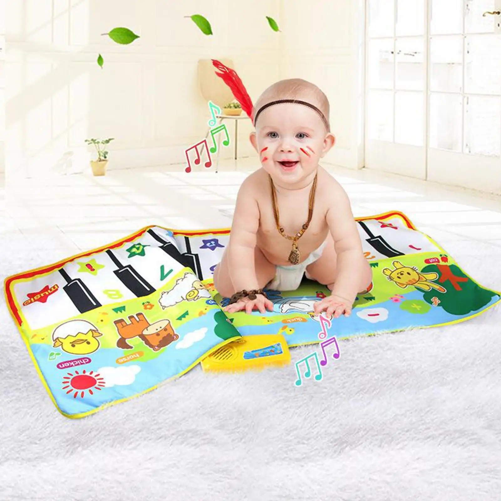 Touch Carpet Playmat Early Educational Toys for baby Toddlers Boy Girl