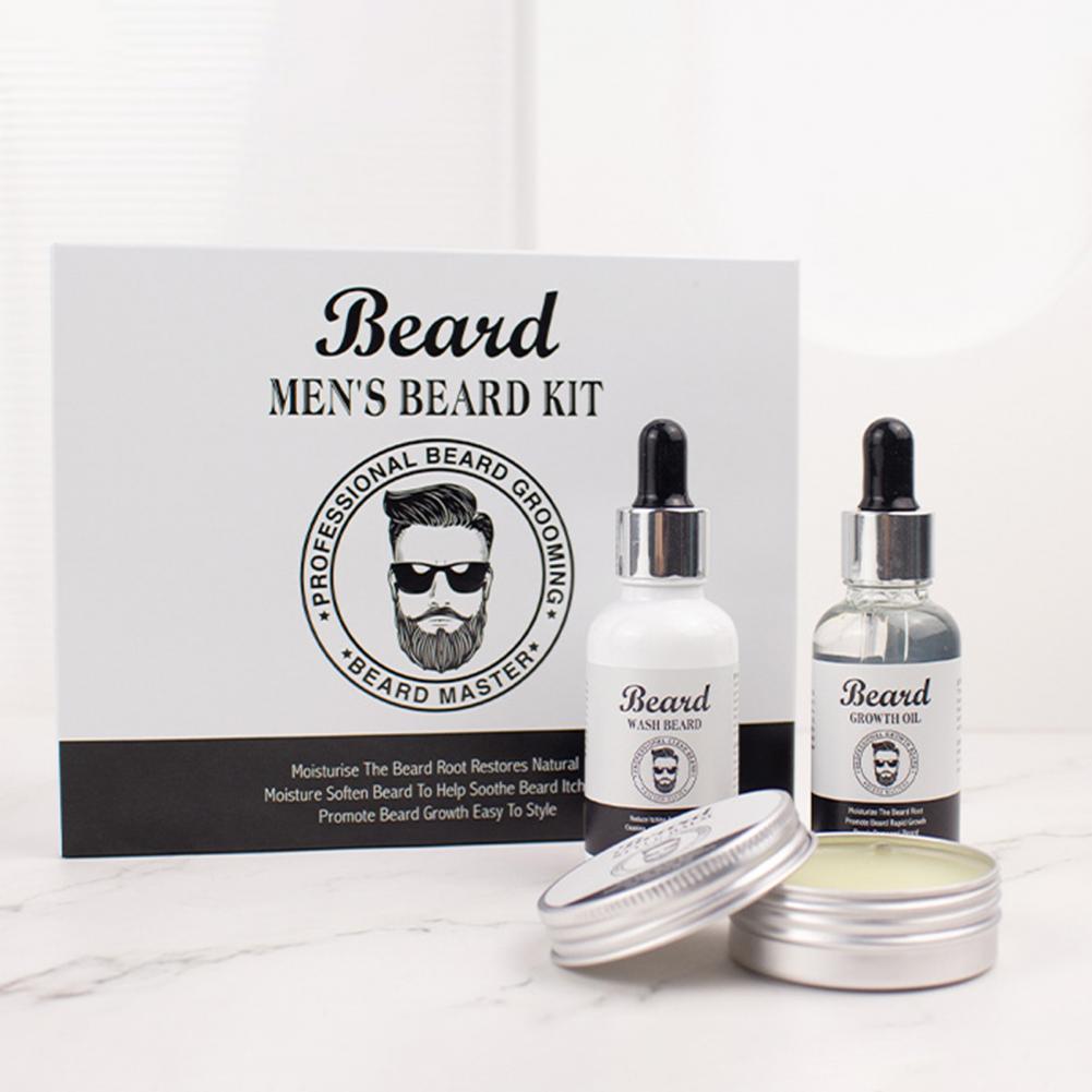 Description Picture 2 of itemBeard Growth Oil Practical Mini Quick Building Promote Beard Growth Oil for Boyfriend Beard Repair Lotion Beard Shampoo
