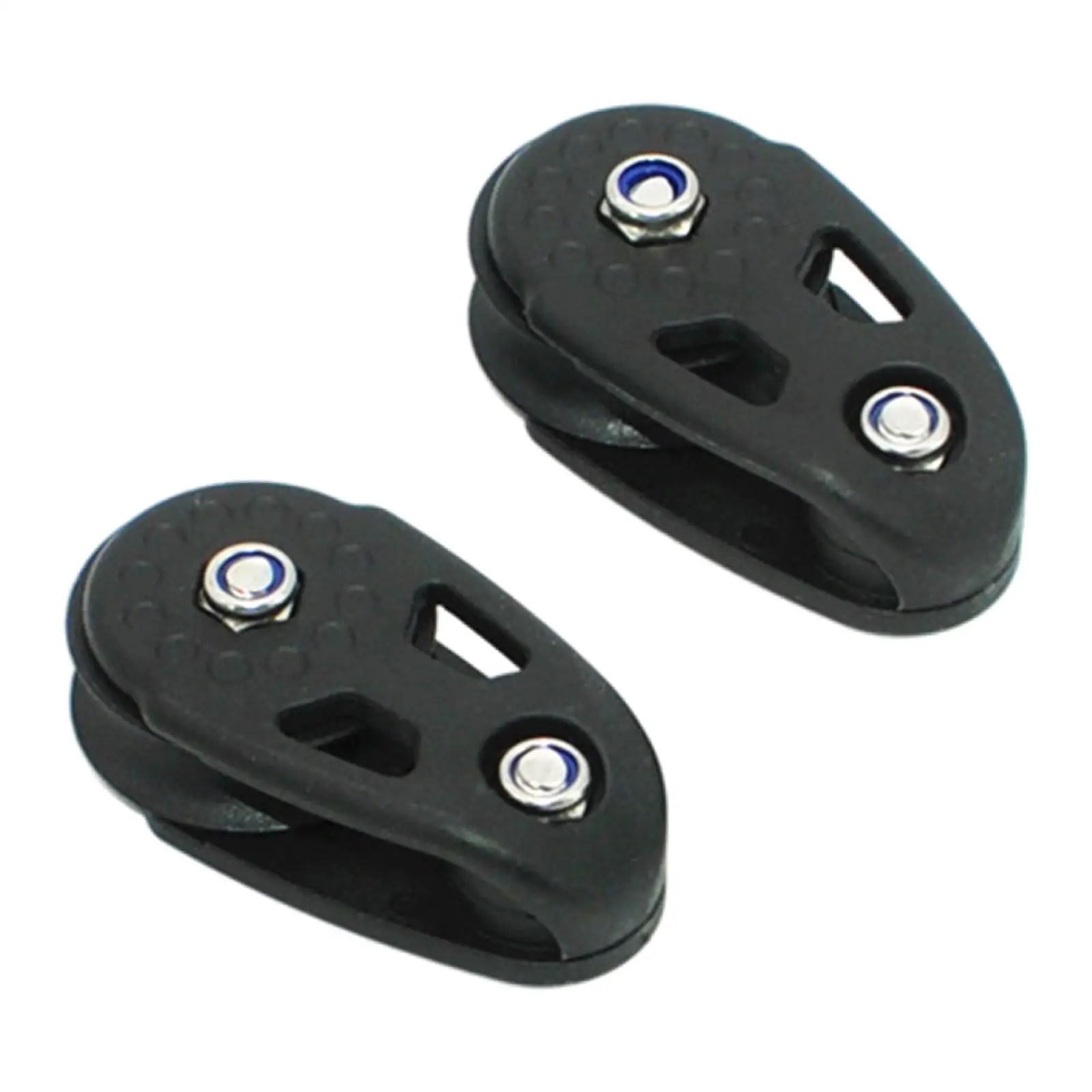 2 Pieces Kayak Pulley, Replaces 9mm  Diameter Easy to Install Accessories Pulley Blocks Slide  ,Fit for Boats Canoe