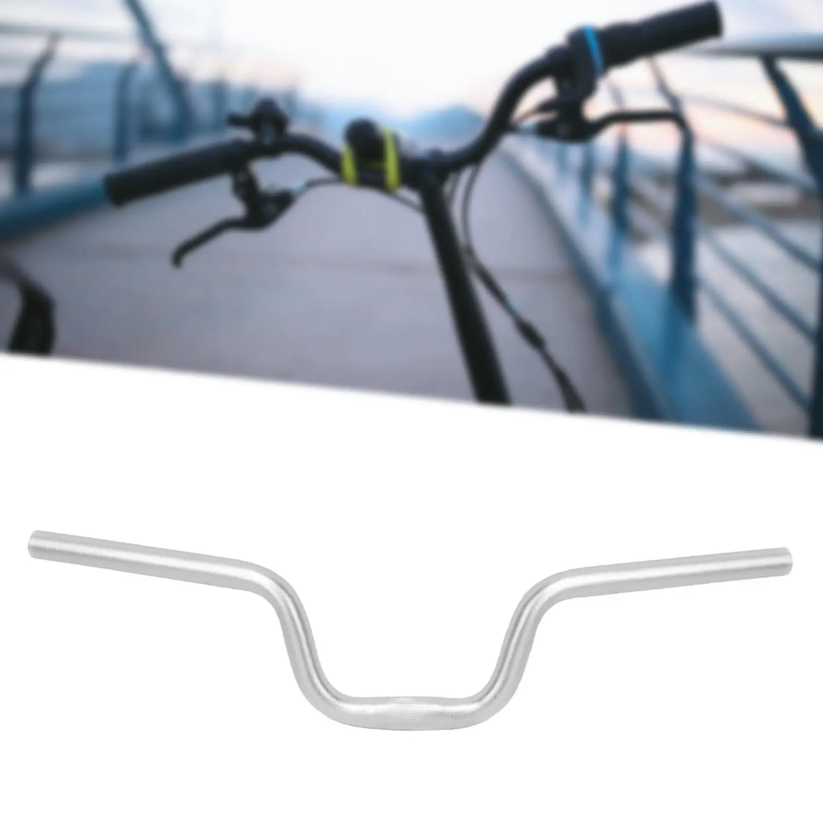 Riser Handlebar for Folding Bike Ultralight Alloy Swallow Handle Replacement