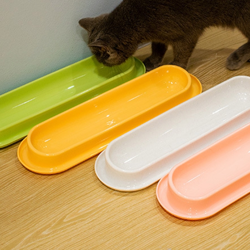 Title 9, Tilted Cat Water Bowl Slanted 13.6inch Long Si...