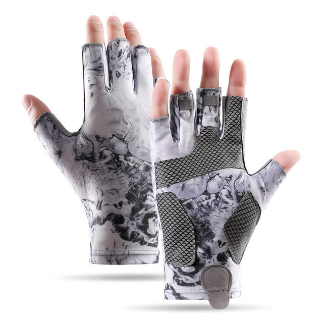 Fingerless Fishing Gloves For Men Women Fishing Equipment Boating