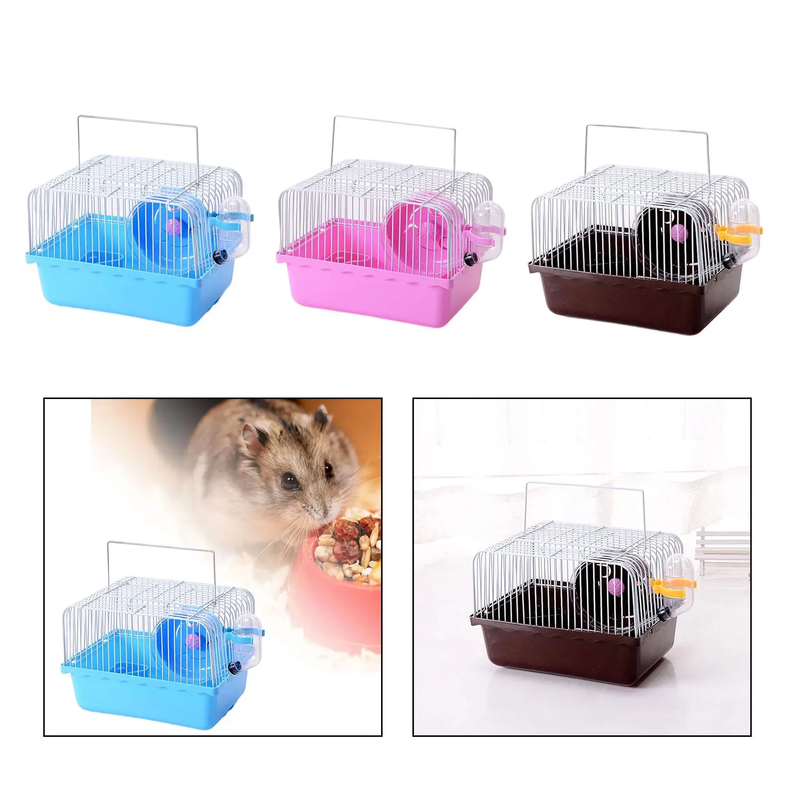 Hamster cage small tableware with accessories pet cage for pet supplies