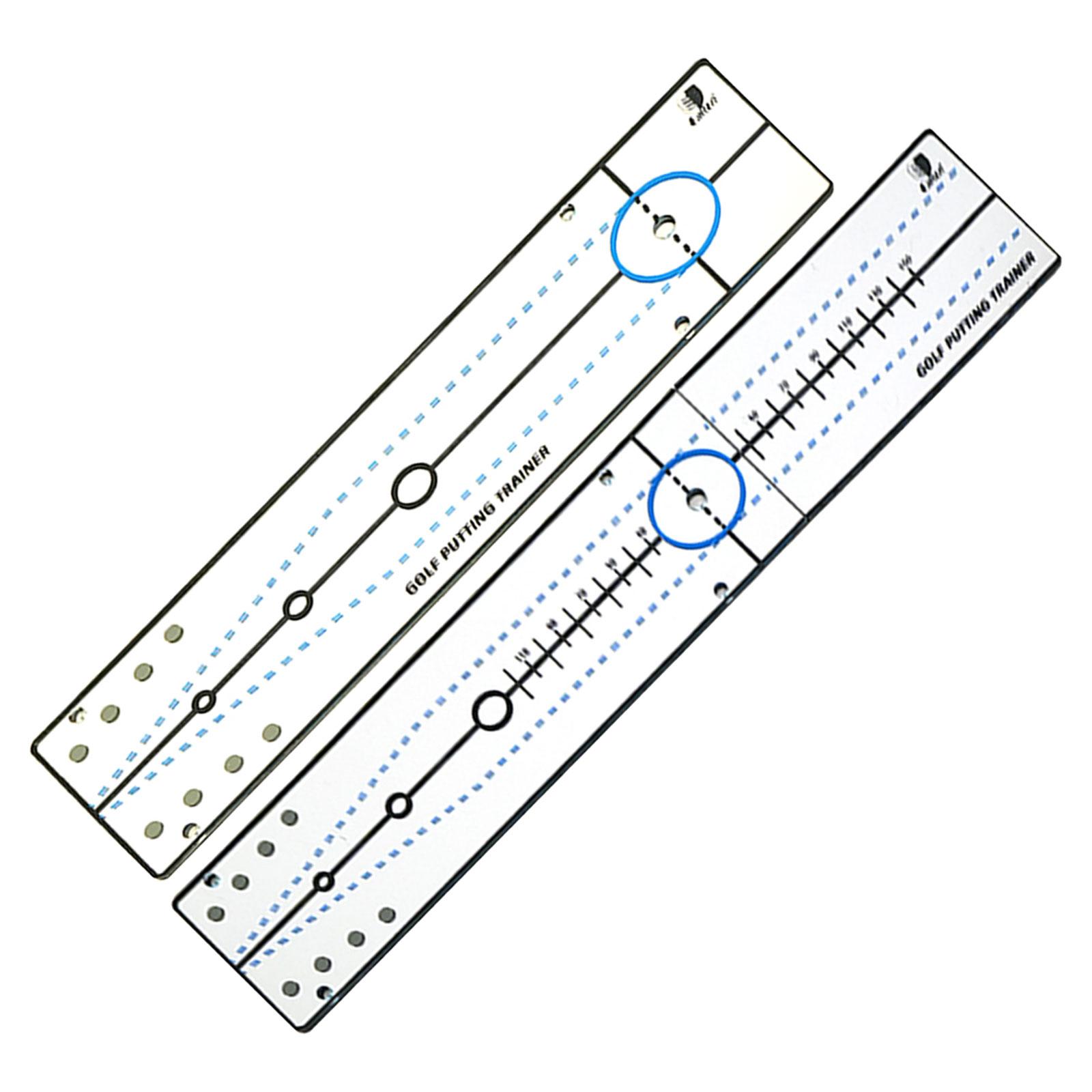 Golf Putting Alignment Mirror Golf Putting Training Aid Lightweight Durable Golf Swing Straight Practice Putting Trainer