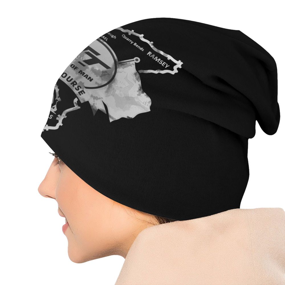 Benutzerdefinierte Isle Of Man TT Skullies Beanies Caps Cool Winter Warm Frauen Männer Stricken Hut Unisex Erwachsene Motorrad Motorhaube Hüte – Detail 20
