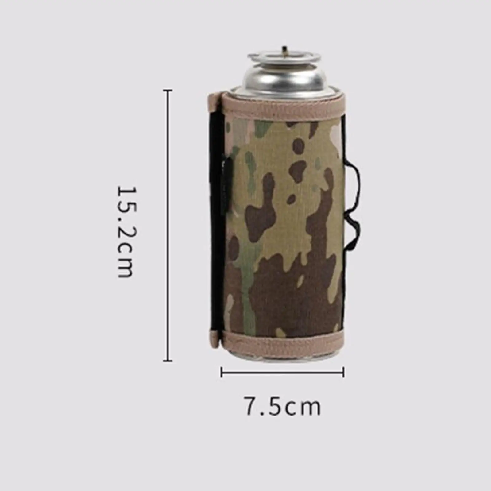 Portable Gas Tank Protective Case Fuel Cylinder Canister Storage Bag Gas Tank Holder Cover for Tool Hiking Cooking Outdoor BBQ