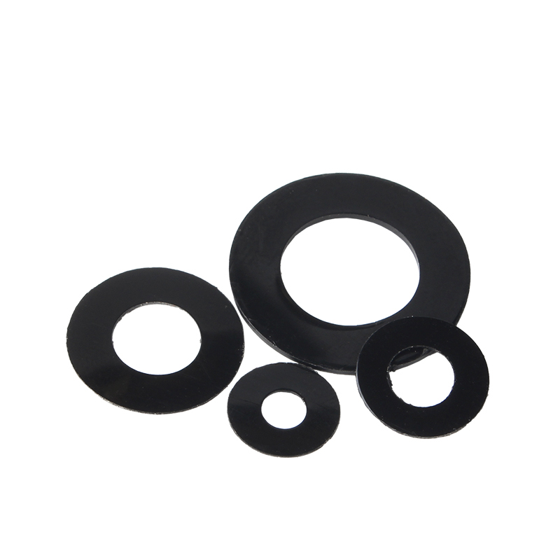 Description Picture 3 of item50/ 100pcs 0.3/ 0.5/ 0.8mm Black/ White Plastic Nylon Ultrathin Washer Flat Ring Seal Washer Gasket M2 M2.5 M3 M4 M5 M6 M8 M10
