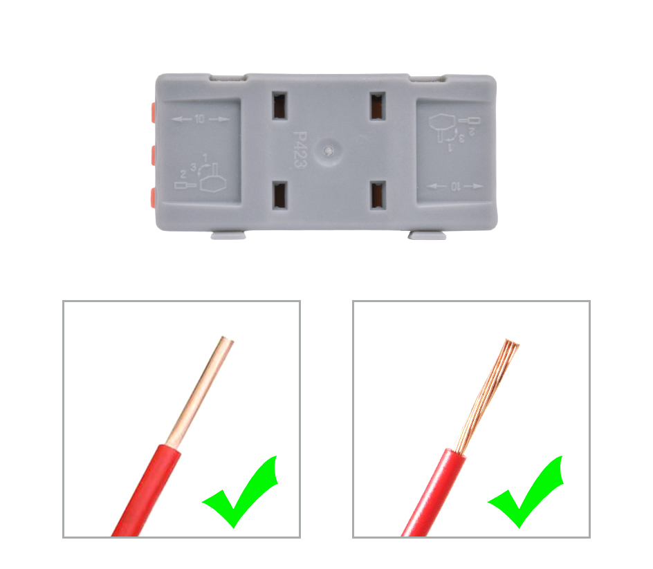 5pcs/lot Quick Wire Splice Combined Lever Connector Splitter Compact Din Rail Terminal Block Connection Clamp 1 In Multiple Out