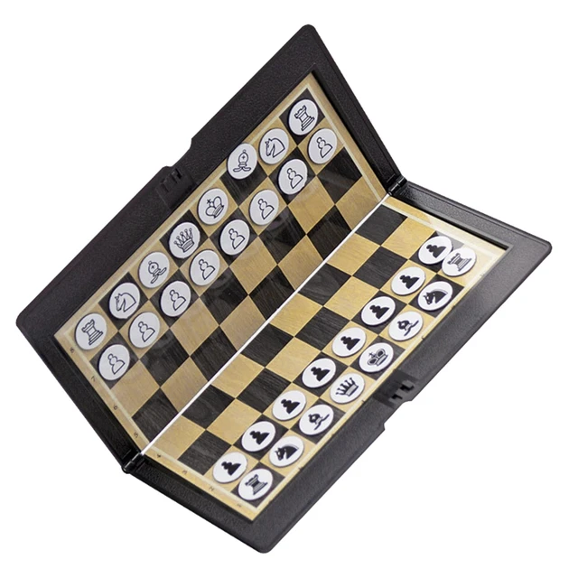 Qenueson – plateau magnétique pliable, jeux de voyage de haute qualité,  échecs internationaux, jeux d'intérieur, Vintage, pièces magnétiques  pliables, cadeau - AliExpress