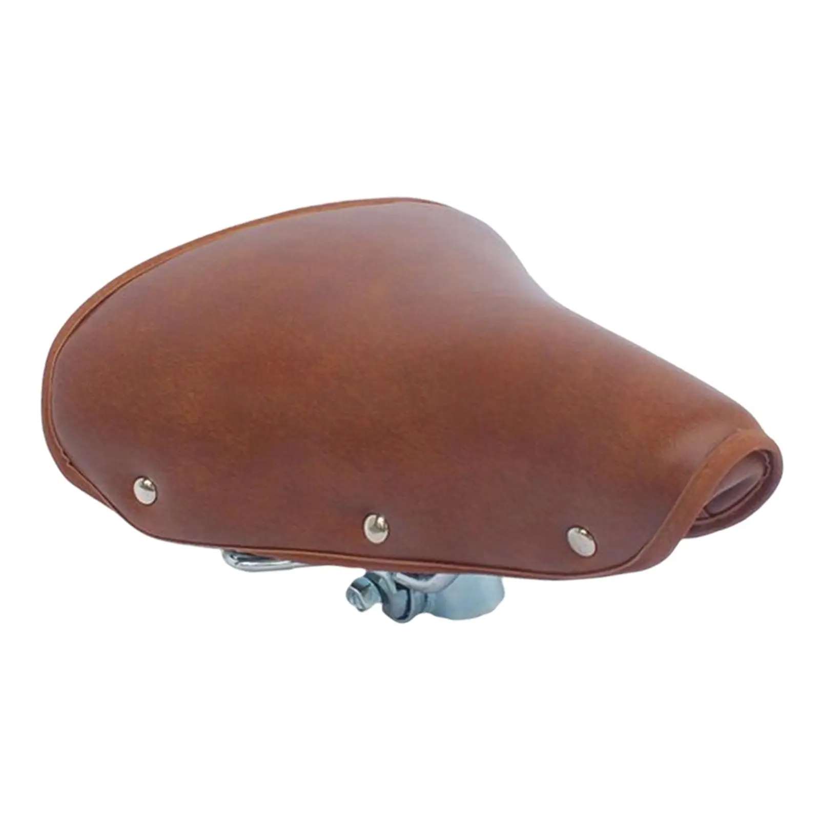 Retro Bicycle Saddle Shockproof Cycling Accessories Road Mountain PU Leather