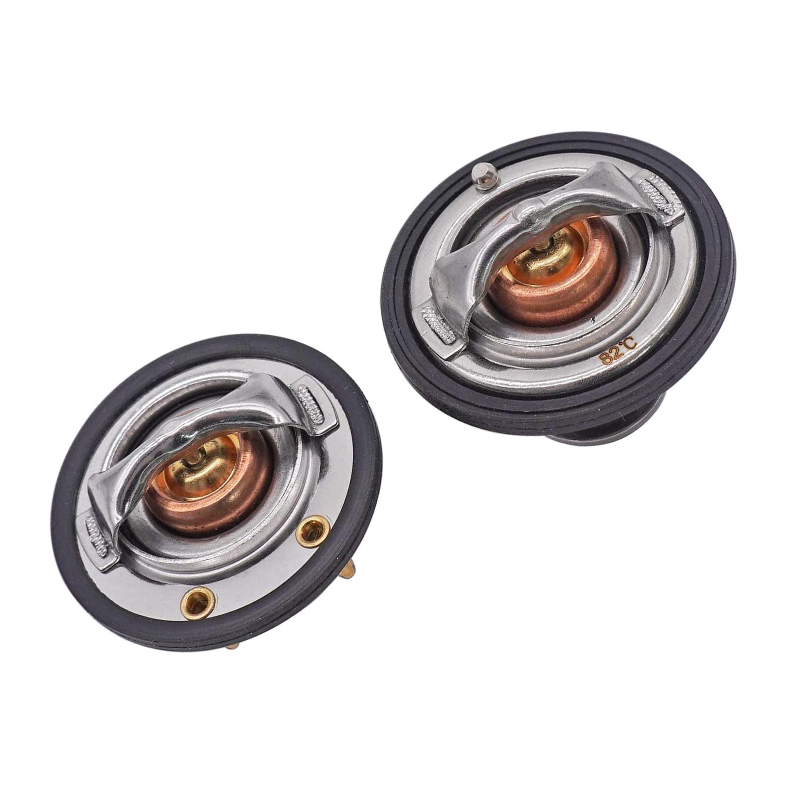 2Pcs 97241129 Housing Assembly Engine Coolant Thermostat 97241130 Fits for Chevrolet  3500 Classic 2007 V8 6.6L