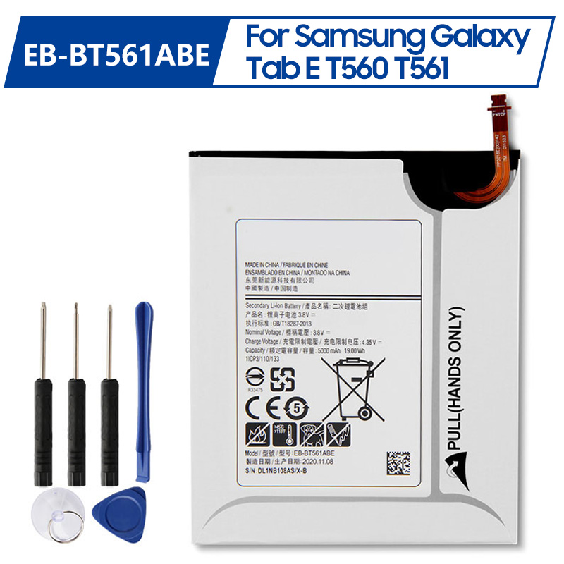 E, bateria do tablet, EB-BT561ABE, EB-BT561ABA, T560, T561, SM-T560, 5000mAh