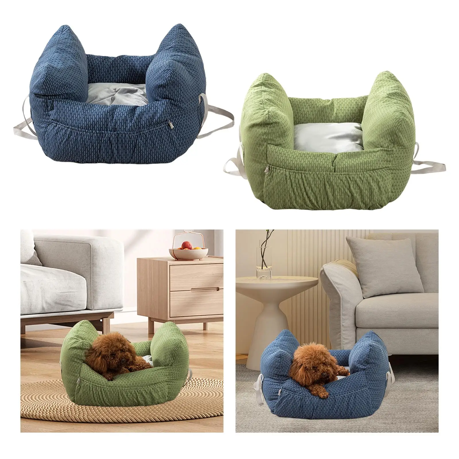 Dog Car Seat Bed Nest Soft Durable Non Slip Wear Resistant Seats