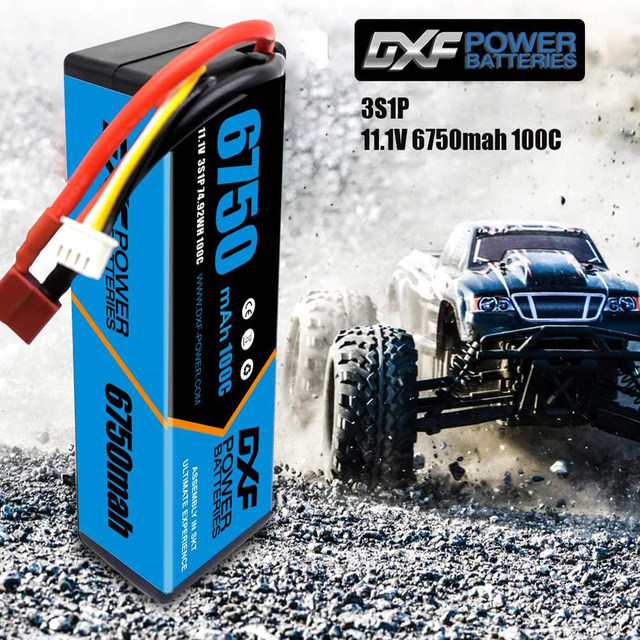 Batería Zeee 3S Lipo 11,1V 120C 7200mAh Con Conector Deans T, Ideal Para Coches RC, Camiones, Barcos Y Truggies De 1/8 Y 1/10