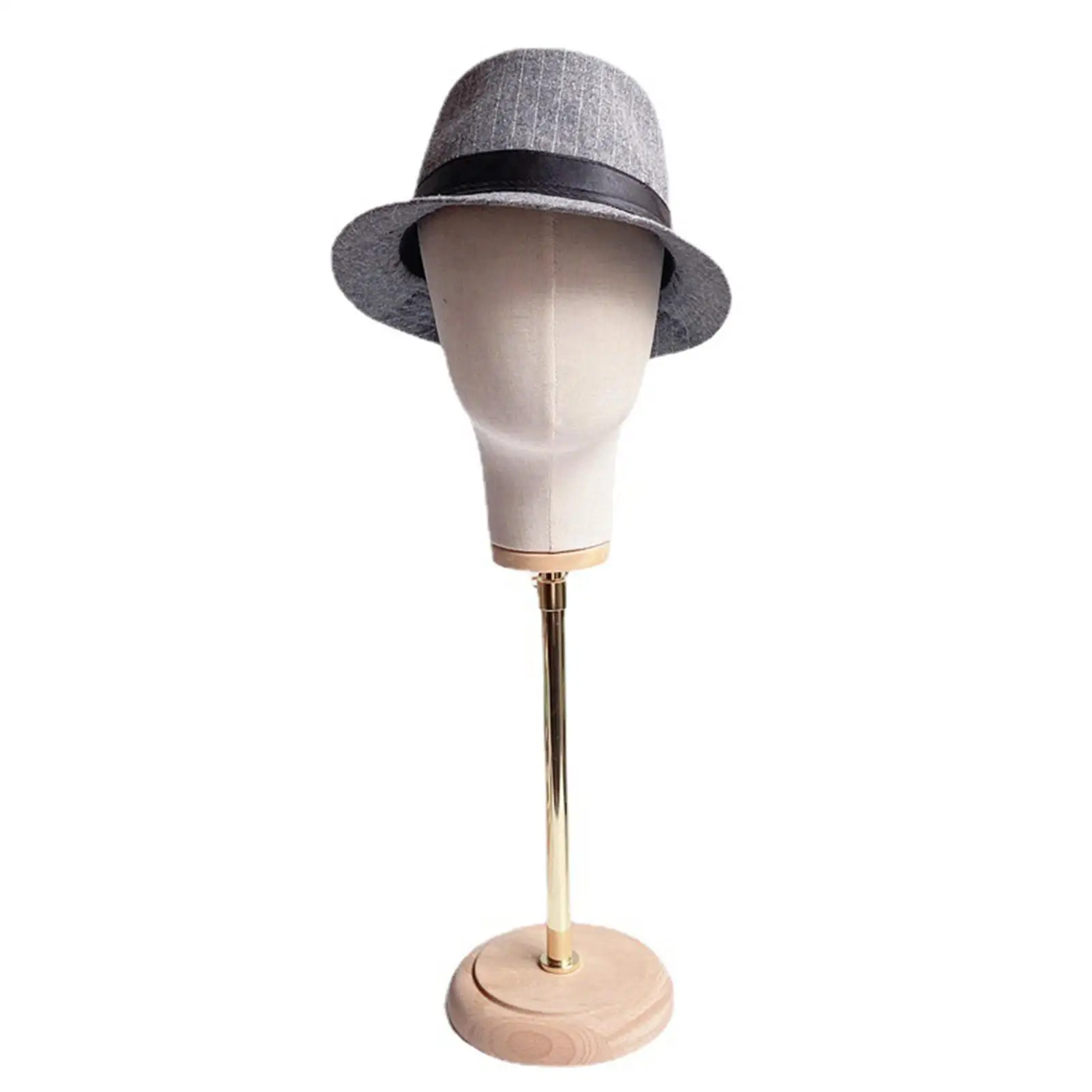 Hat Display Stand Manikin Head Caps Storage Rack for Stylist Hairdresser Training