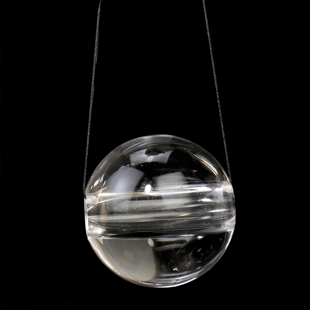 Polierter 60 mm Kristallkugel-Anhänger zum Aufhängen, Ornament, Glaskunst, Türklinke, Dekor, Kronleuchter, Briefbeschwerer, Mittelstück – Detail 3